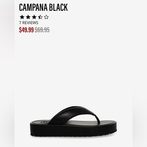 Steve Madden Campana Flip Flops sz 8